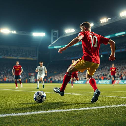 Bilde av en fotballkamp